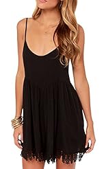 Sexy Scoop Neck Polyester Empire   Waistline Shift Sleeveless Fitted Lace  Dress