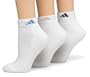 adidas Women's 6-Pack Low Cut Sock, White/Diva/Collegiate/Light,  Blue/Black, Shoe Size 5-10