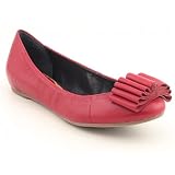 Donna Karan Women's Belinda Flat,Red,6.5 M US