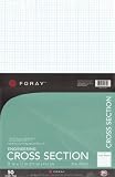 Foray 50 Sheet Pad 11" X 17" Cross Section Paper 20 lb. Bond