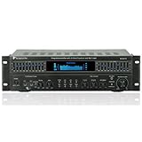 Technical Pro RXB113 Receiver, Integrated 1500 Watt Amplifier with 20 Band Equalizer, Black
