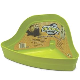 Super Pet Ferret Hi Corner Litter Pan, Colors Vary 412JgowS80L. SL500 AA280 Super Pet Ferret Hi Corner Litter Pan, Colors Vary