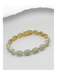 CZ Bracelet In 92.5 Sterling Silver