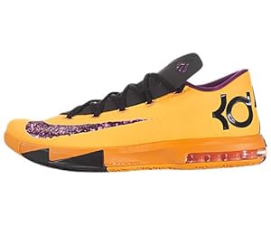 Nike KD VI (6) (PBJ) - Laser Orange / Raspberry Red-Black-Gold, 8 D US