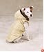 ALMOND - SMALL - Reversible Puffy Dog Vest