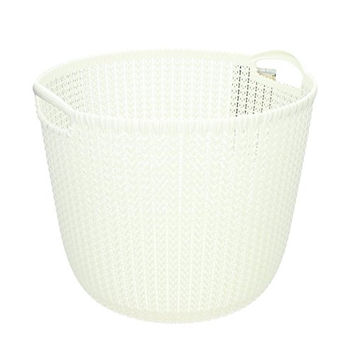 Best Price Curver "Knit" Round Hamper, White, 30 Litre Cheap Laundry
