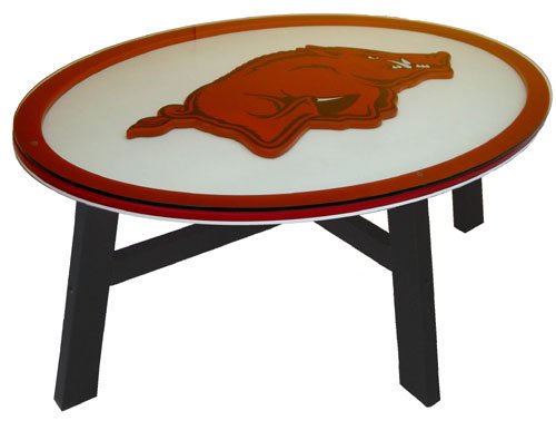 Fan Creations Arkansas Razorbacks Coffee Table