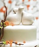 Wedding Favors Contemporary Love Birds Cake Topper