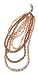 Multi-Strand Necklace in Bronze