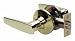 Master Lock SLL0403 Straight Lever Passage Door Hardware with SilvaBond Antimicrobial Protected Finish, Polished Brass