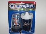 DETROIT TIGERS 8 oz. Team Logo Kids No-Spill SIPPY CUP (2 Pack) by Haddad