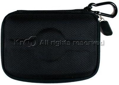 Amazing Accessory (TM) EVA-Molded Shell Carrying GPS Case (Black) for Magellan RoadMate 6230-LM 5" GPS Navigator + 2-Pack Clear GPS Screen Protectors