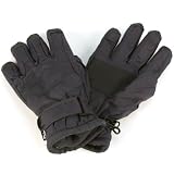 Kids 4-5 Years Winter Thinsulate 3M Waterproof Velcro Ski Snow Grip Gloves Navy