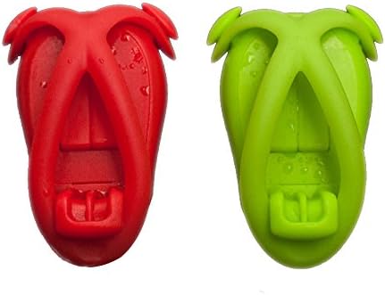 Zoesun Flashing Bike Light Set, LED Taillight Back Rear Light &amp; Headlight Front Lamp for Bicycle Scooter Buggy. 2 Pack (Green &amp; Red)