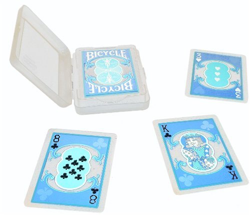 1 Deck Heavy Duty Clear Plastic Playing Cards By Bicycle