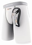  : Shock Doctor Men's Power Compression Short with BioFlex Cup (Medium, White)