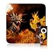 Dragon's Breath Design Apple TV Skin Decal Protective Sticker