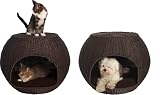 The Refined Canine's Indoor and Outdoor Igloo Dog Bed