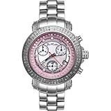 Joe Rodeo Rio Womens Diamond Watch 1.25ct Pink MOP