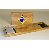Masonic Temple Logo Cribbage Board