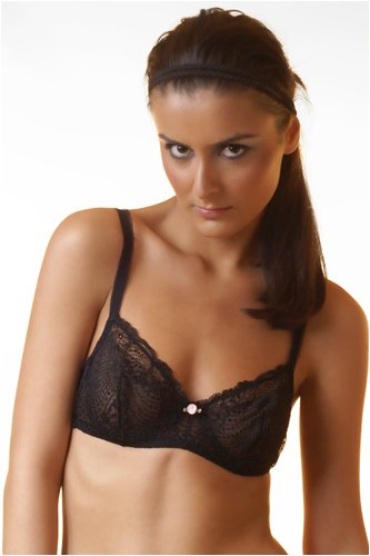 Verde Veronica Florance Sheer Mesh Lace Underwire Bra