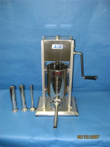 5 Pound Stainless Steel Sausage Stuffer Press by Sausage Seasonings