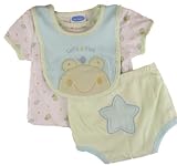 Bon Bebe Baby Boys Frog Creeper Set-3-6 Months