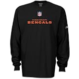 Bengals Reebok NFL Wordmark LS Tee - Men's