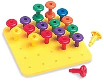 Jumbo Easy Grip Pegs & Playpad: Grades Prek and Up