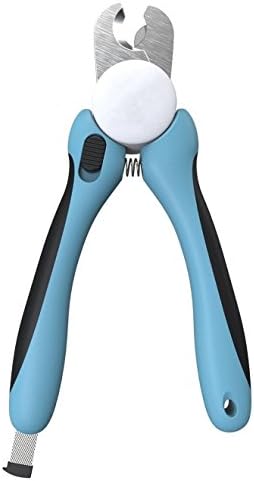 Omgar Dog Nail Clipper, Pet Grooming Tool Trimmer, Includes Safety Guard and Built-in Nail File for Medium and Large Breeds