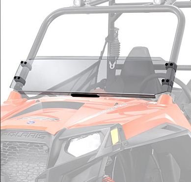 Polaris UTV Ranger RZR Lock & Ride Half Windshield - pt# 2878751 On Sale
