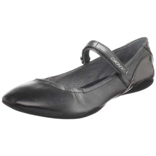 DKNY Women's Kila Mary Jane Flat,Gunmetal,6 M US