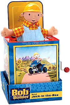 Childrens Toyshop  Toys : Bob the Builder Jack-in-the-Box