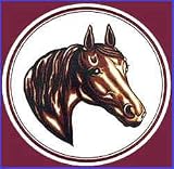 Hex Sign: Amish Carriage Horse 24: Love and Protection to Farm Animals.