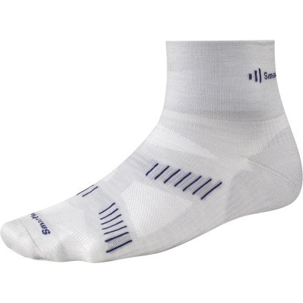 Smartwool PhD Cycling Ultra Light Mini Bike Socks Silver/Navy L