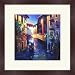Daybreak in Venice Scenic Framed Art Poster Print by Nancy O'toole, 15x19
