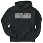SWEATSHIRT BLACK " EVERYONE LOVES HUNGARIAN " HUNGARY Small