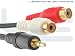 6ft Mini Stereo Male to Dual Rca Female Cable