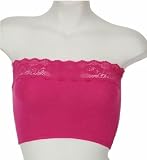 Lace Trim Tube Top Great to Wear Under a Top