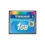 Transcend TS1GCF80 1GB 80x Type I Compact Flash Card