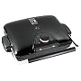 George Foreman GRP90WGB G5 Electric Grill with 5 Interchangeable Plates, Black