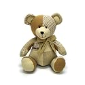 Eddie Bauer Patchwork Bear Teddy Bear