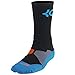 Nike KD Kevin Durant Hyper Elite Basketball Crew Black/Orange/Blue Socks (M)