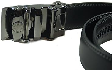 Drift Belt Men's Leather Ratchet Belt (Brown Soft Leather Hook)