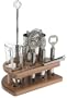 Pedrini 8-Piece Professional Cocktail Set with Wooden Base