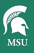Michigan State University Spartans Flag - Garden Size