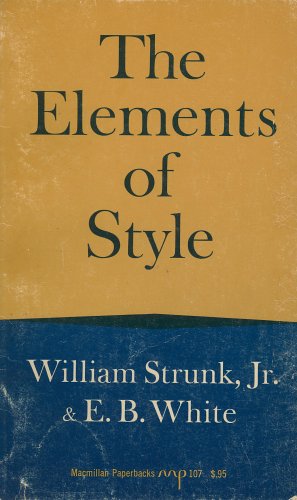 The Elements of Style (Macmillan Paperbacks)