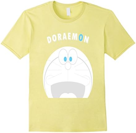 Men's White Doraemon - T-shirt 3XL Lemon