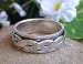 Sterling Silver INFINITY Prayer Spin Band Ring (Size 7)