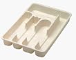 Small Cutlery Tray, White
